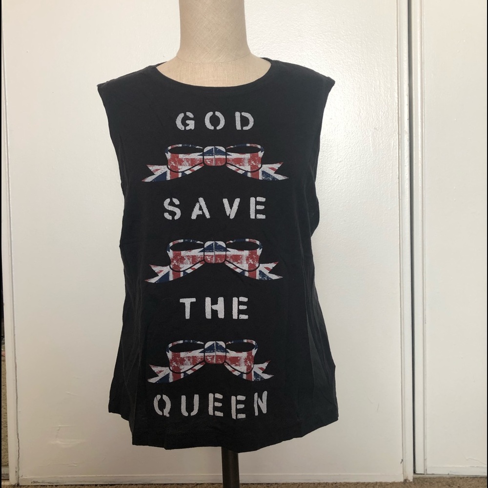 God save the queen muscle tank